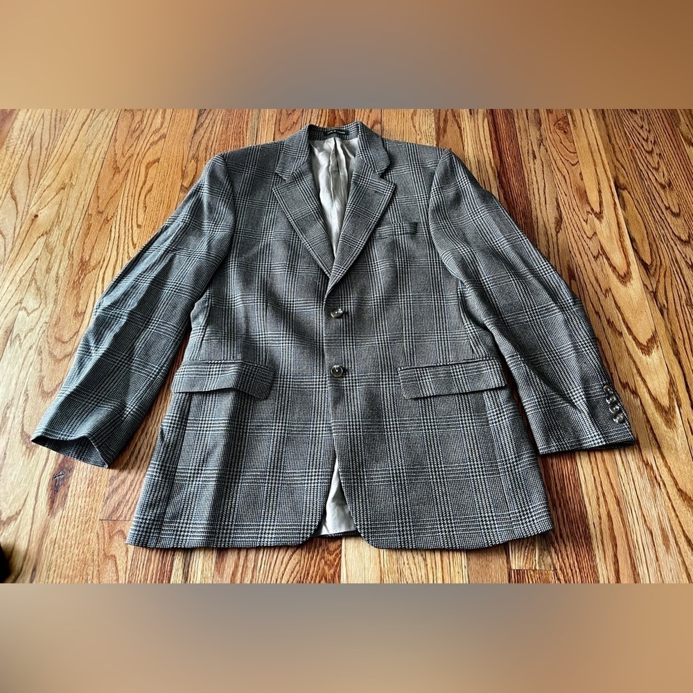 Lauren by Ralph Lauren Men's Plaid Blazer, 100
Percent Wool 39 R